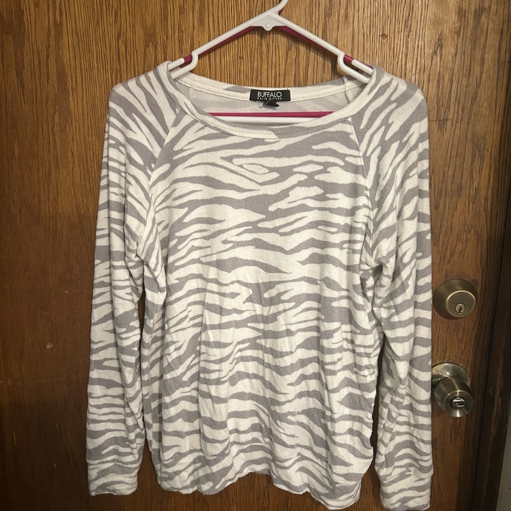 Buffalo Zebra Print Sweater pull over